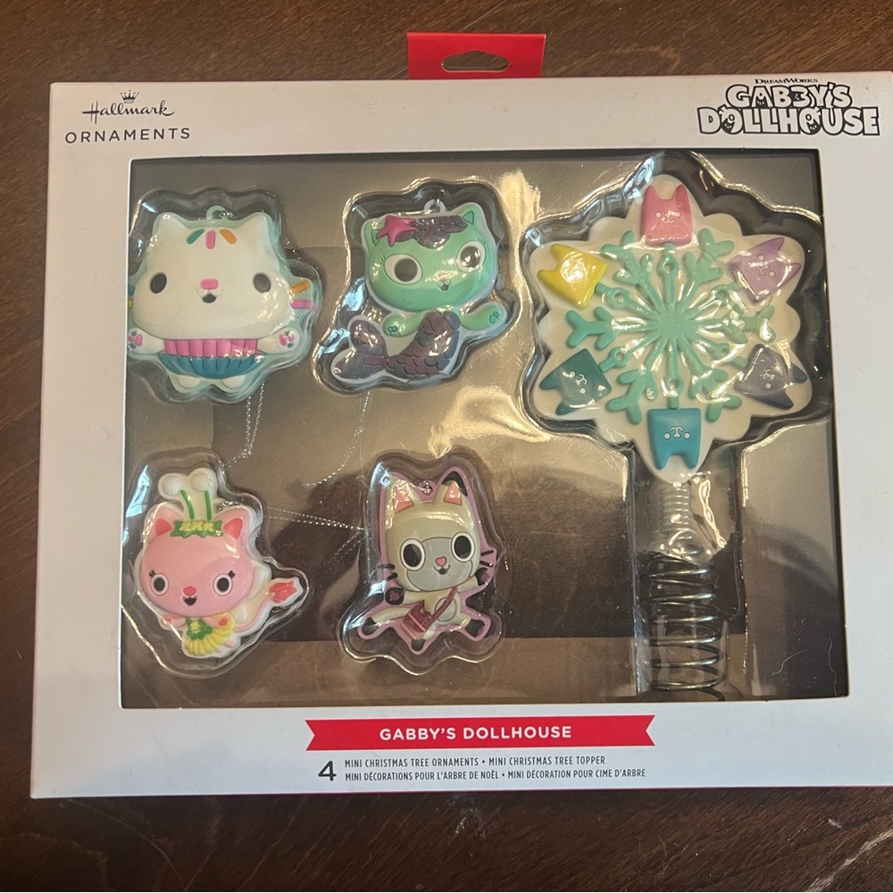 Hallmark Gabby Dollhouse Ornaments NIP